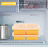 Bangp 1-Cup Silicone Freezer Trays with Lid, 2 Pack Easy-Release Containers for Soup, Broth, Sauce, Leftovers