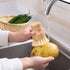 4 Packs Bamboo Palm Scrub Brush, Natural Dish Scrubber for Cast Iron Pots, Kitchen Sink