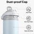 Commute 40 oz, ENCOOL Leakproof Insulated Water Bottle with Straw Dual-Sip Water Bottle Bag-Safe Design for Work, & Gym