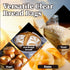 LESIBAG 11'x14'' Reusable Plastic Bread Bags for Homemade Bread - Clear Bakery Bag with Twist Tie Closure Reduces