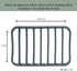 The Silicone Kitchen Silicone Roasting Rack Pan, Dishwasher Safe, BPA Free, Non-Toxic, 7 in by 10.75 in, Navy, 2 Pack
