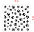 Mini Dog Paws Allover Cookie and Craft Stencil by Designer Stencils