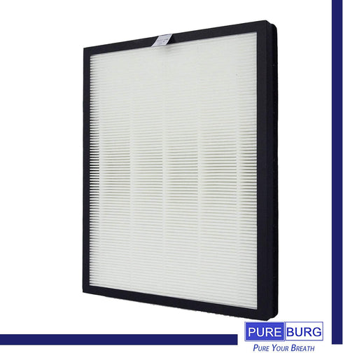 PUREBURG Replacement Filter Set for Alexapure Breeze 3049 AP-B102 Air Purifier, H13 HEPA & Activated Carbon