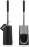 SetSail Toilet Brush, Compact Toilet Bowl Brush and Holder with 304 Stainless Steel Handle, 2 Packs