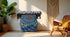18X18X14 inches, CRAFT KALA Indian Square Patchwork Traditional Pouf Cover Indian Living Room Pom Poufs Cover