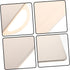 Large Double Sided Cutting Board, Glass Cutting Board, Kitchen Chopping Board, Non-slip Stainless Steel, Child Safe