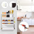Magnetic Spice Rack for Refrigerator, White Magnetic Paper Towel Holder, Kitchen Organization and Storage