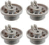 BOJACK 4-Pack 165314 Dishwasher Wheels, Lower Rack Replacement, Rugged Dishwasher Rack, Replaces 420198 PS3439123