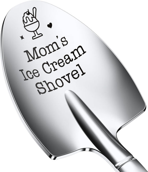 Mothers Day Gifts for Mom,Large Moms Ice Cream Shovel,Icecream Scoop Stainless Steel,Anniversary