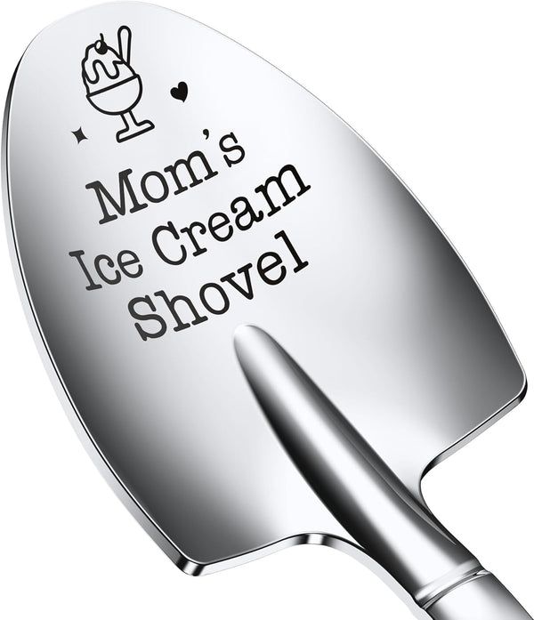 Mothers Day Gifts for Mom,Large Moms Ice Cream Shovel,Icecream Scoop Stainless Steel,Anniversary