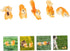 Yardwe 50 Pcs Micro Landscape Squirrel Miniature Figurine Bonsai Decor, Chipmunk Ornament for Small Garden