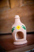 Chiminea Fireplace Natural Wood Incense Burner with 40 Piñon Incense Bricks - Made in The USA