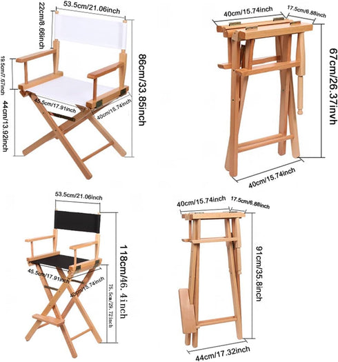 18''L 15''W 18'' Upone X Director Chair Canvas Replacement Cover kit for Directors Chairs,Movie Chair, Replacement