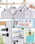 10PCS Small Stainless Steel Clothes Pins - Anti Rust Metal Laundry Grip Clips, Multipurpose Clothespins