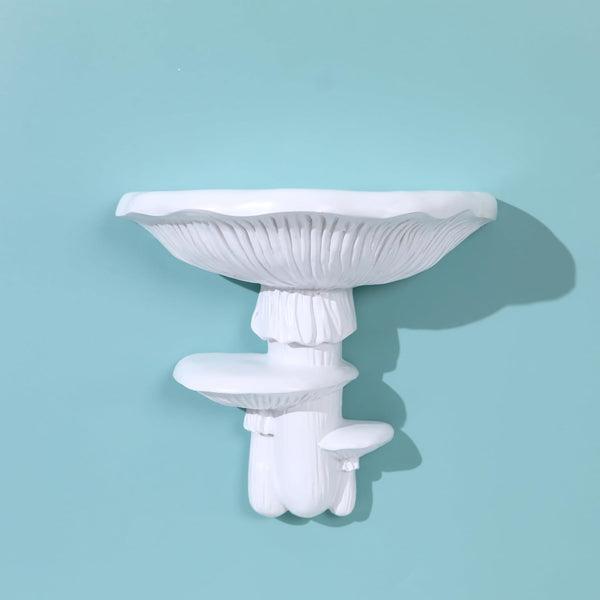 UITWMKTG 1 Pack Mushroom Shelves Floating Shelf Cottage Core Wall Decor Cute