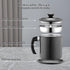 Berglander Black Bacon Grease Container with Strainer, 47oz/1.4L Stainless Steel Oil Storage with Fine Mesh Strainer
