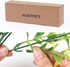 Ageomet 9pcs Spring Flowers, Artificial UV Resistant Plastic Flowers for Home Decor, Cemetery Decoration