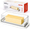 Airtight Butter Dish with Lid for Countertop and Refrigerator Door Shelf, Butter