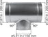 8'' Inch Duct T-Joint Splitter to 6" Inch 90° Degree Branch Connector for Exhaust Systems, T-Shaped Metal Junction
