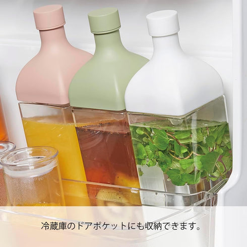 1200ml, Hario "Ka-Ku" Cold Brew Tea Bottle, Smoky Green