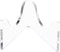 Plymor 2 Pack Clear Acrylic Low-Profile Curved Display Easel for Geode, Mineral, Crystal Cluster, 1.25" H