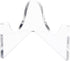 Plymor 2 Pack Clear Acrylic Low-Profile Curved Display Easel for Geode, Mineral, Crystal Cluster, 1.25" H