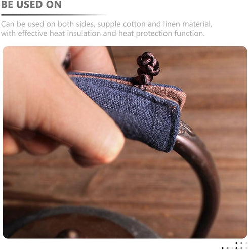 MAGICLULU Anti-Scald Handle Pad, Toaster Cover, Skillet Handle Holder, Pan Grip Covers for Teapot