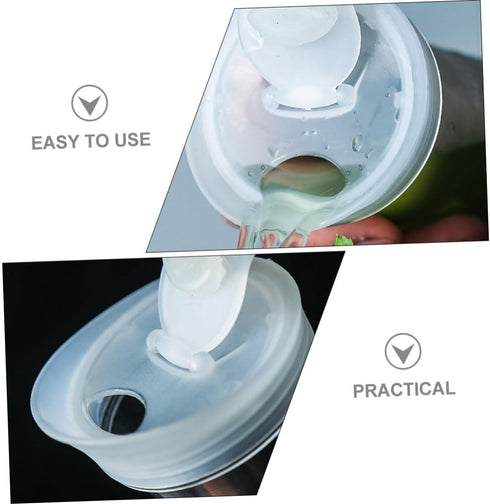 HOMSFOU 2pcs Glass Water Pitcher Lids Water Carafes Lids Tea Pitcher Spout Lids Lemonade Pitcher Lids Juice Pitcher Lids Water Jug Lids Bistro Pitcher Lids Replaceable Plastic Juice Jug by HOMSFOU