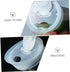 HOMSFOU 2pcs Glass Water Pitcher Lids Water Carafes Lids Tea Pitcher Spout Lids Lemonade Pitcher Lids Juice Pitcher Lids Water Jug Lids Bistro Pitcher Lids Replaceable Plastic Juice Jug by HOMSFOU