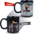 One Piece Luffy Changing Coffee Mug, Heat-Sensitive Reactive Ceramic Cup