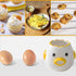 Egg Yolk Separator ZOSTLAND, HQ Creative Ceramics Cute Little Chicken for Baking Assistant Tool (Upgrade Blue Chick)