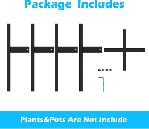 10"-16" 1 Pack) Heavy Plant Stand for Plant Pot Indoor Outdoor Corner, Adjustable Metal Heavy Duty for Large Pot (Black