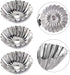 12 Pcs Aluminum Alloy Cake Pie Tins Mini Tart Pie Pan for Baking Cake, Cup, and Jelly Mold
