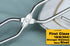Stainless Steel Kitchen Scissor Tongs Set - 2-Piece (10/13 Inch) for Cooking, Grilling, Serving