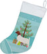 Caroline's Treasures BB9253CS Christmas Stocking, Boer Goat, Teal Fireplace Hanging Holiday Decor