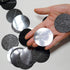 Cheerland Glitter Charcoal Grey Black Circle Garland Kit, Halloween Party Decoration Hanging Polka Dots Streamer Banner