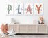 Baccone 12x16 Inch Set 4 Kids Playroom Wall Art Boys Room Wall Decor Childrens Playroom Canvas Prints Baby Boy Kids