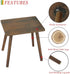 AWASEN Side Table, Small Wood End Table Living Room, Mini Bed Side Table Modern Accent Nightstand with Solid Wood