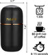 Electric Coffee Grinder for Beans, Spices, Herbs, Grains, Nuts - 2.8 oz, Stainless Steel Blades, Black