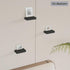 6 inch Set 3 HAO Small Floating Shelf Wall Mounted Mini Hanging Display Shelves for Living Room Bedroom Bathroom