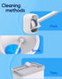 36 36 Disposable Toilet Cleaning System - Toilet Wand Kit with High-Performance Refills, Wall Mounted Brush and Holder