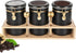 Yangbaga 304 Stainless Steel Coffee Canisters for Ground Coffee,3 x 63 OZ