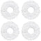 Replacement Parts for Robot Cleaner Yeedi Mop Station Accessories X4 Mop X4 Side Brush X2 Filter (4)