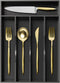 Black Bamboo Silverware Organizer - 10 In Utensil Tray for Kitchen Drawer, Cutlery Flatware Organizer