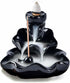Waterfall Incense Burner, Lotus Backflow Incense Holder with 10 Free Mixed Aromatherapy Cones, Ceramic Censer