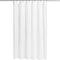 N&Y HOME Fabric Shower Curtain or Liner with Magnets, Soft Cloth Machine Washable Shower Liner, White, 72x72