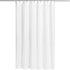 N&Y HOME Fabric Shower Curtain or Liner with Magnets, Soft Cloth Machine Washable Shower Liner, White, 72x72