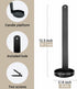 Set 2, Black Wall Candle Sconces of Cast Iron Wall Mounted Candle Holders, Multi-Purpose Farmhouse & Minimalist Modern