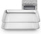 2 PCS Stainless Steel Baking Tray Pan, Compatible with Cuisinart Toaster Oven, Cookie & Bread Baking Sheet (12.4x10.06
