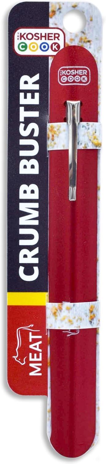 Meat Red Crumb Buster - Quick and Efficient Metal Crumb Remover for Tables and Countertops